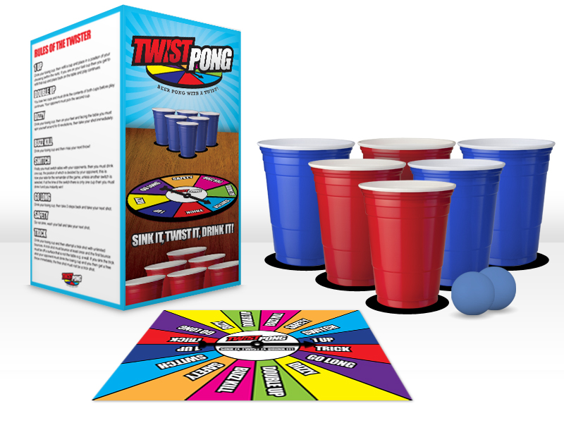 Twist Pong: Beer Pong With a Twist!, HRE-0068